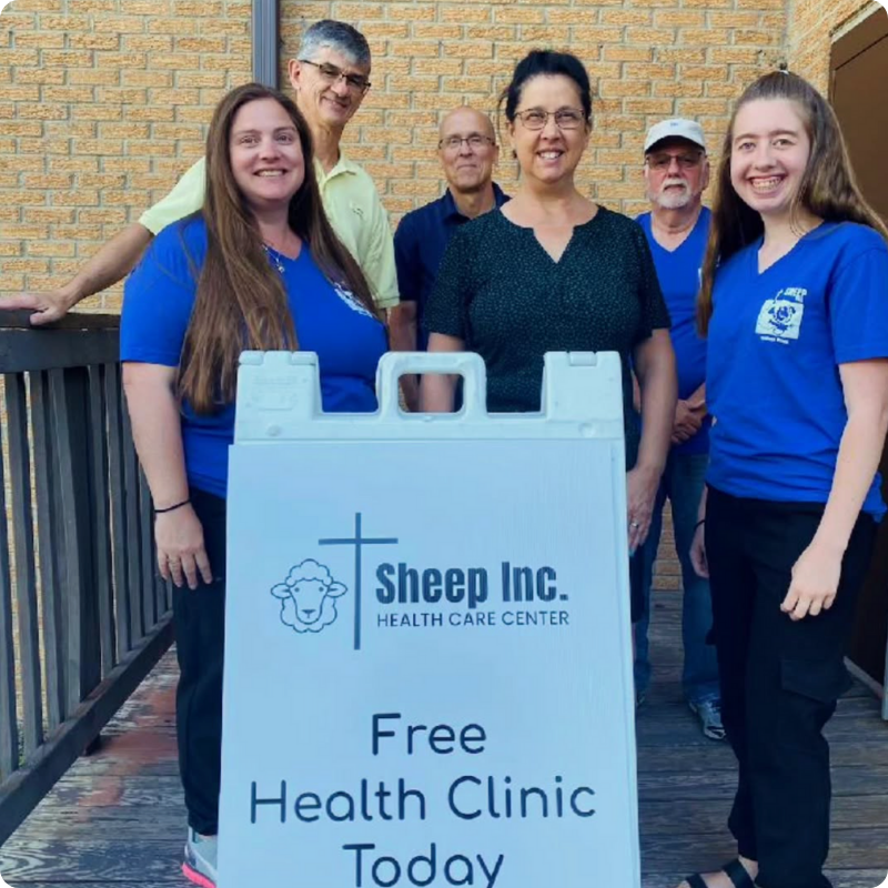 Sheep Inc Free Health Clinic Team